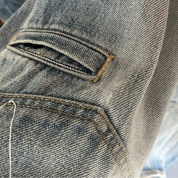 ORIGINAL FAKE sz 1 US sz 31-32 Blue Denim Jeans 2009 Japan KAWS - Picture 9 of 16